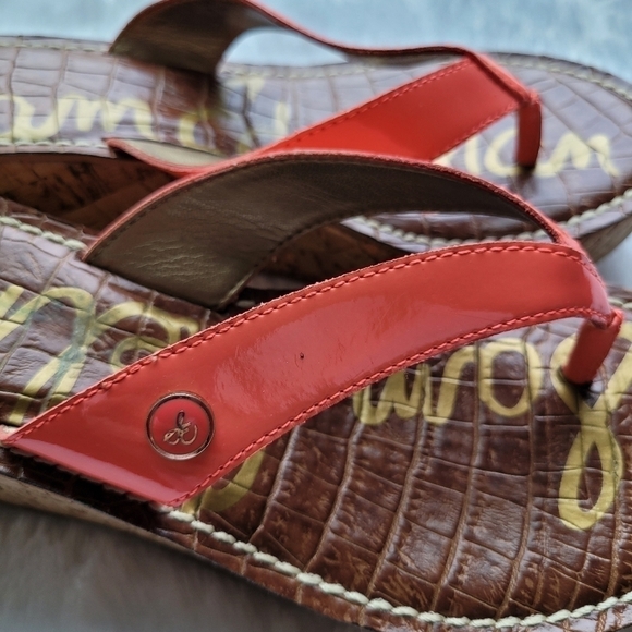 SAM EDELMAN Women's Romy Leather Platform Sandal - Picture 4 of 7